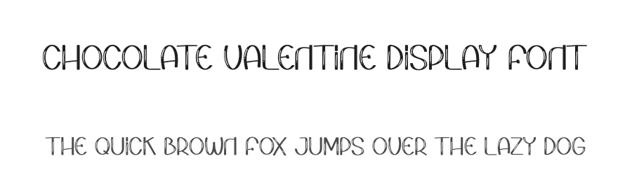 Chocolate Valentine Display Font by andikastudio — Script Handwritten Font