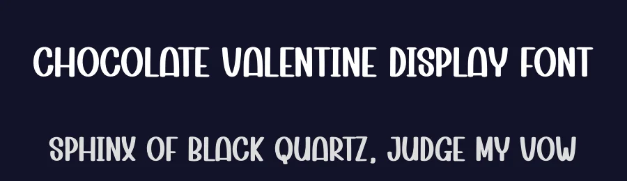 Chocolate Valentine Display Font by andikastudio — Display Font — thumbnail 2