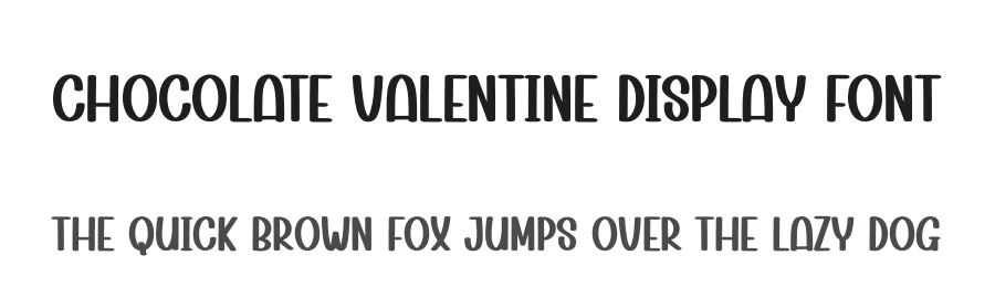 Chocolate Valentine Display Font by andikastudio — Display Font