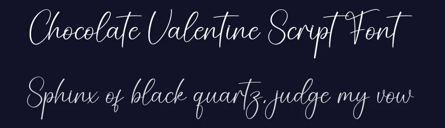 Chocolate Valentine Script Font by creativeletter — Script Handwritten Font — thumbnail 2