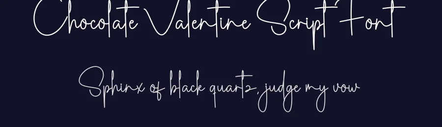 Chocolate Valentine Script Font by creativeletter — Script Handwritten Font — thumbnail 2