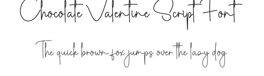 Chocolate Valentine Script Font by creativeletter — Script Handwritten Font