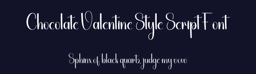 Chocolate Valentine Style Script Font by freshtypeink — Script Handwritten Font — thumbnail 2