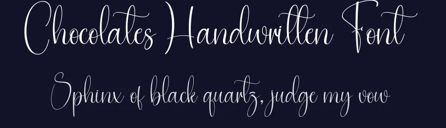 Chocolates Handwritten Font by creativeletter — Script Handwritten Font — thumbnail 2