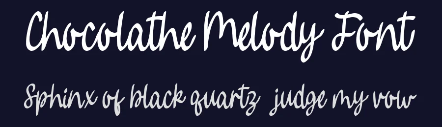 Chocolathe Melody Font by fourtypestd — Script Handwritten Font — thumbnail 2