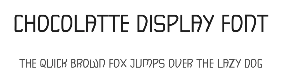 Chocolatte Display Font by Erik Studio — Display Font