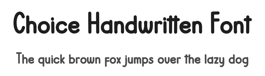 Choice Handwritten Font by inermediaSTUDIO — Display Font
