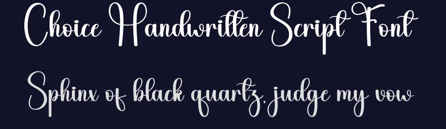 Choice Handwritten Script Font by andikastudio — Script Handwritten Font — thumbnail 2
