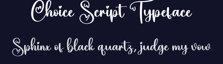 Choice Script Typeface by creativeletter — Script Handwritten Font — thumbnail 2