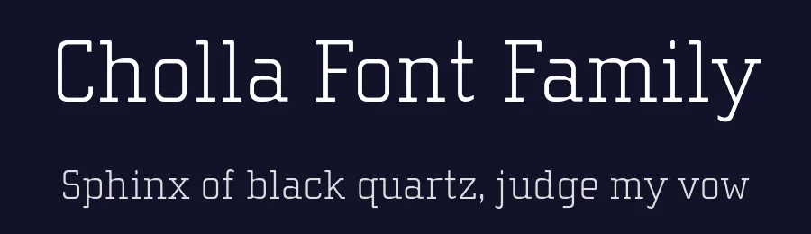 Cholla Font Family by Sibylle Hagmann — Display Font — thumbnail 2