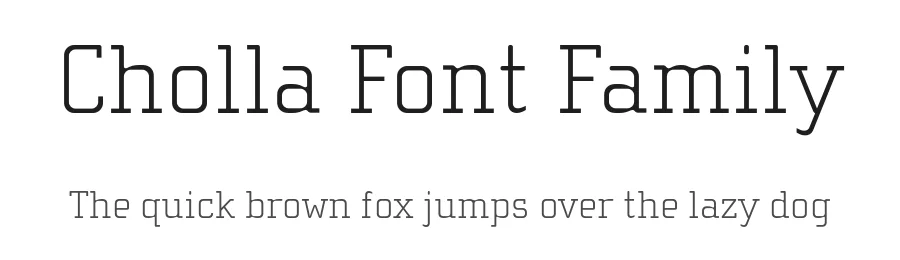 Cholla Font Family by Sibylle Hagmann — Display Font