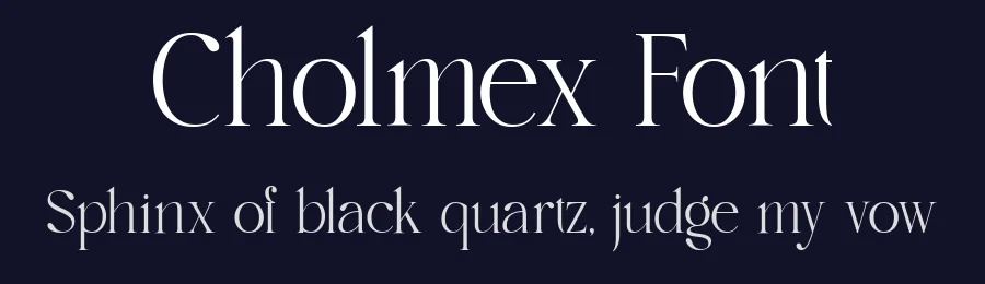 Cholmex Font by burntilldead — Display Font — thumbnail 2