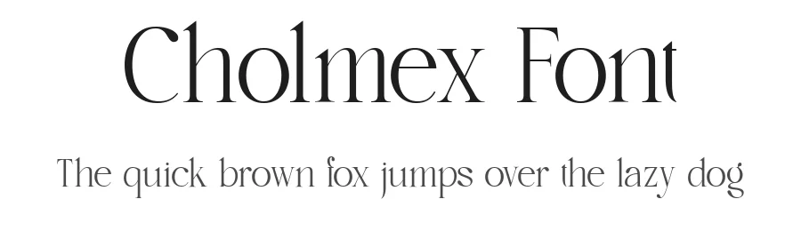 Cholmex Font by burntilldead — Display Font