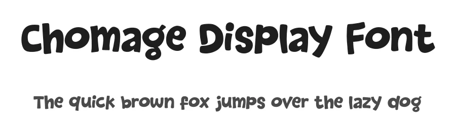 Chomage Display Font by Khurasan — Display Font
