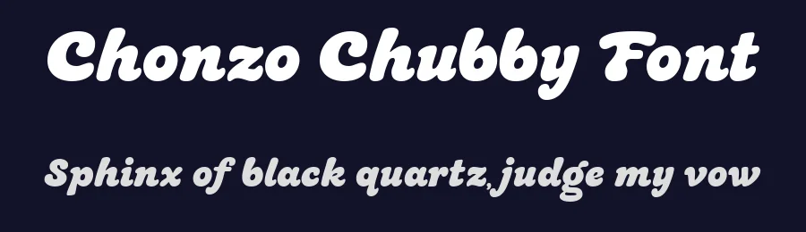 Chonzo Chubby Font by Rillatype — Display Font — thumbnail 2