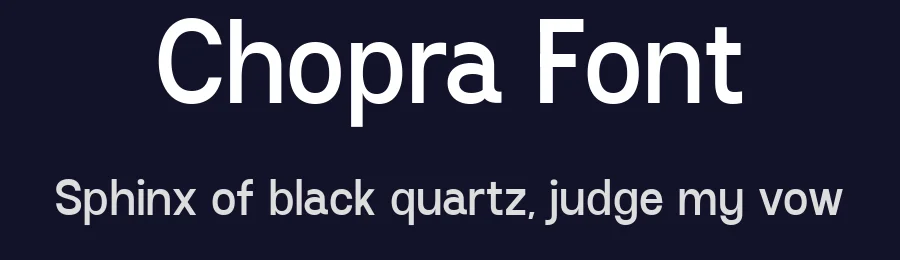 Chopra Font by glyphminds.studios — Decorative Font — thumbnail 2