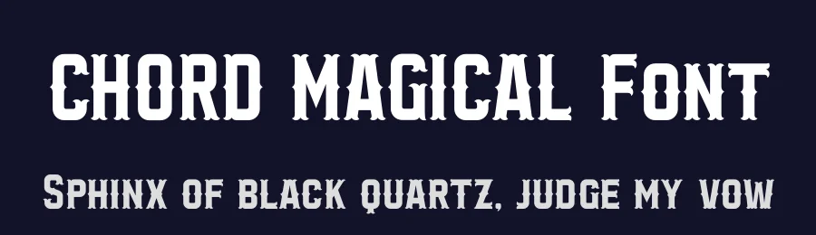 CHORD MAGICAL Font by Storytype — Display Font — thumbnail 2
