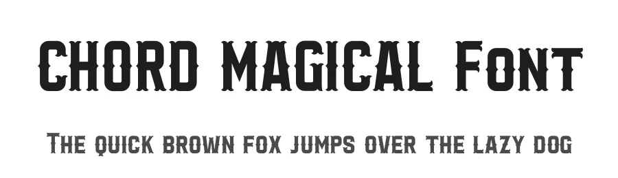 CHORD MAGICAL Font by Storytype — Display Font
