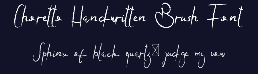 Choretto Handwritten Brush Font by edricstudio — Script Handwritten Font — thumbnail 2