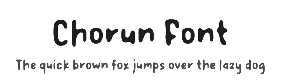 Chorun Font by productype — Display Font