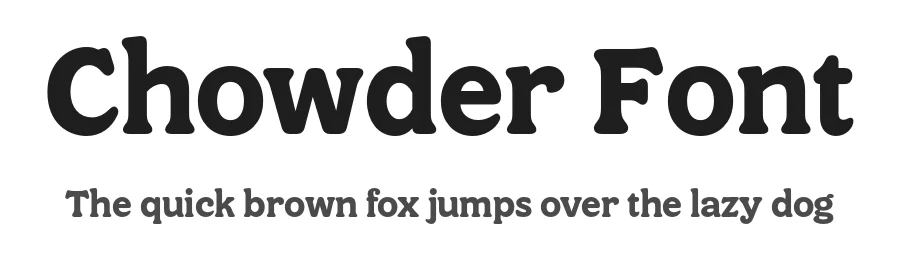 Chowder Font by Bolditalic Studio — Serif Font