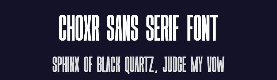 Choxr Sans Serif Font by Almarkhatype Studio — Sans Serif Font — thumbnail 2