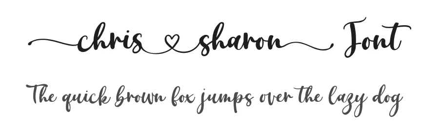 Chris Sharon Font by ReyreyBlue — Script Handwritten Font