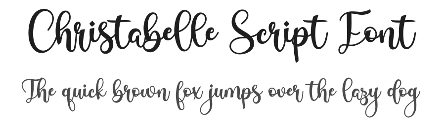 Christabelle Script Font by airotype — Script Handwritten Font