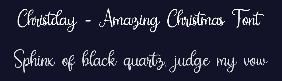 Christday – Amazing Christmas Font by bearydsgn — Script Handwritten Font — thumbnail 2
