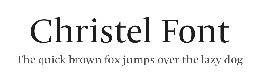 Christel Font by Stereotypes — Serif Font