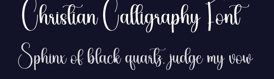Christian Calligraphy Font by creativeletter — Script Handwritten Font — thumbnail 2