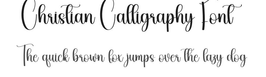 Christian Calligraphy Font by creativeletter — Script Handwritten Font