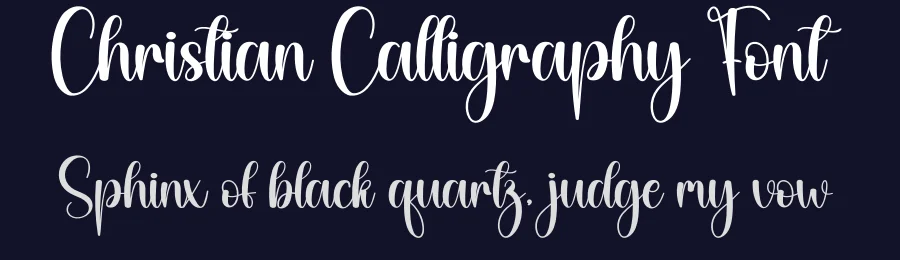 Christian Calligraphy Font by creativeletter — Script Handwritten Font — thumbnail 2