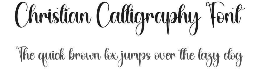 Christian Calligraphy Font by creativeletter — Script Handwritten Font