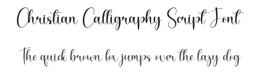 Christian Calligraphy Script Font by creativeletter — Script Handwritten Font