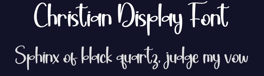 Christian Display Font by creativeletter — Display Font — thumbnail 2