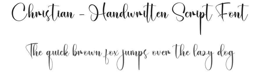 Christian – Handwritten Script Font by creativeletter — Script Handwritten Font
