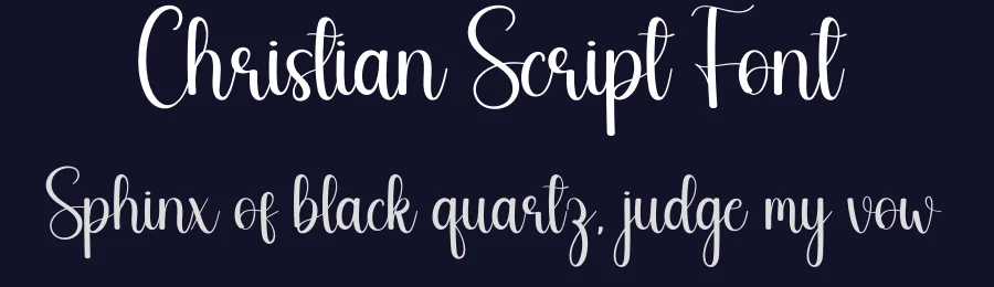 Christian Script Font by creativeletter — Script Handwritten Font — thumbnail 2