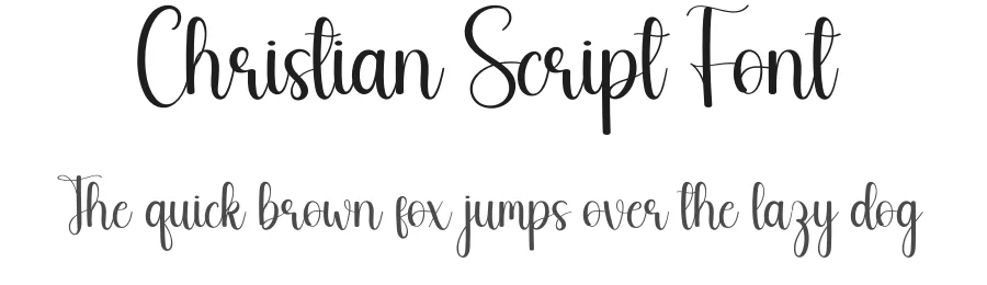 Christian Script Font by creativeletter — Script Handwritten Font