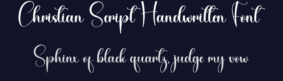 Christian Script Handwritten Font by andikastudio — Script Handwritten Font — thumbnail 2