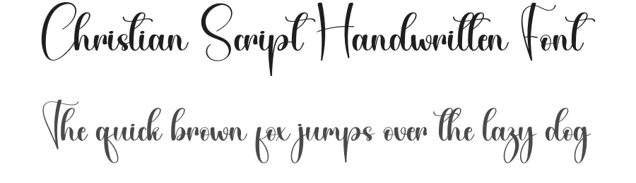 Christian Script Handwritten Font by andikastudio — Script Handwritten Font