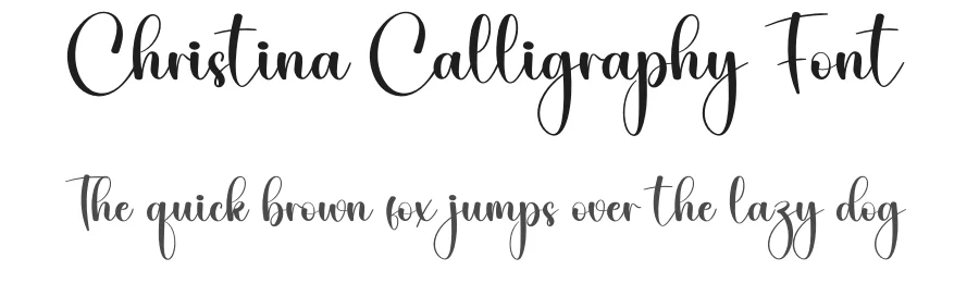 Christina Calligraphy Font by creativeletter — Script Handwritten Font