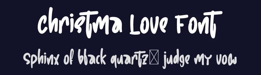 Christma Love Font by levincreative — Script Handwritten Font — thumbnail 2