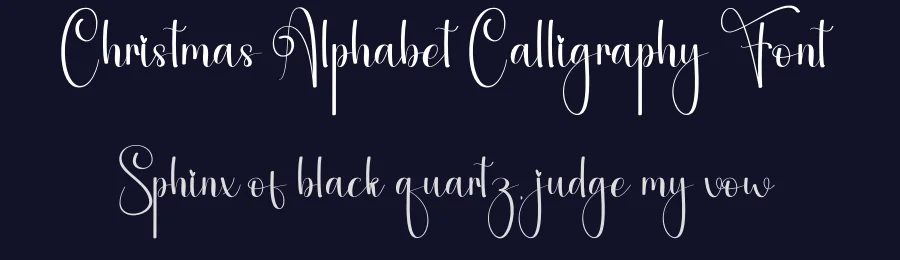 Christmas Alphabet Calligraphy Font by andikastudio — Script Handwritten Font — thumbnail 2