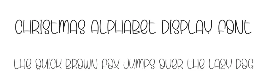 Christmas Alphabet Display Font by andikastudio — Display Font