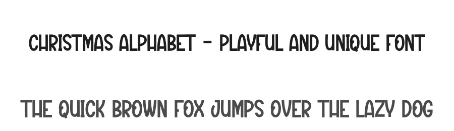 Christmas Alphabet – Playful And Unique Font by creativeletter — Display Font