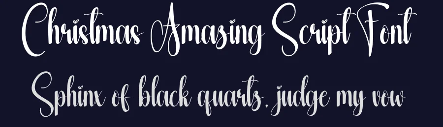 Christmas Amazing Script Font by creativeletter — Script Handwritten Font — thumbnail 2