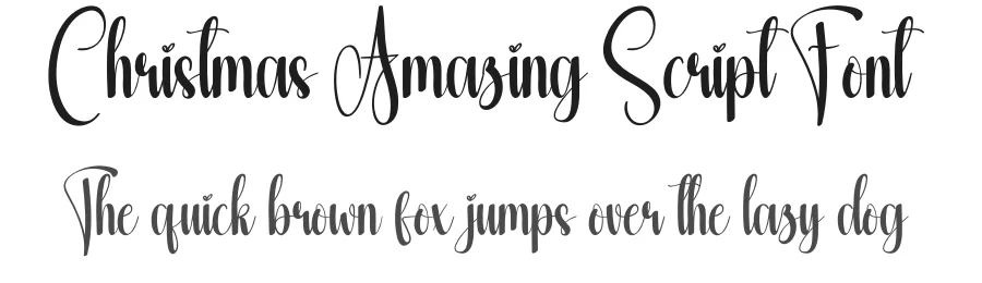 Christmas Amazing Script Font by creativeletter — Script Handwritten Font