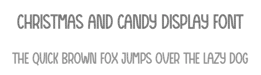 Christmas And Candy Display Font by creativeletter — Display Font
