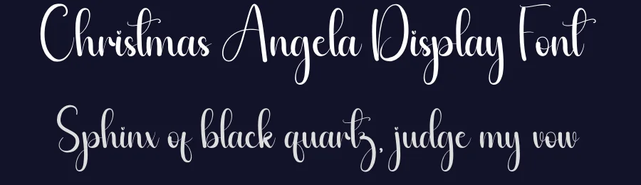 Christmas Angela Display Font by andikastudio — Script Handwritten Font — thumbnail 2